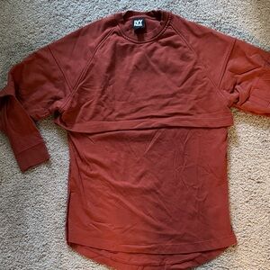 IVY PARK Rust Long Sleeve Sweater Tee